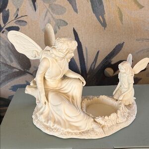 Partylite-Ariana’s Garden Mother Daughter Fairy Angel Votive Candle Holder NIB